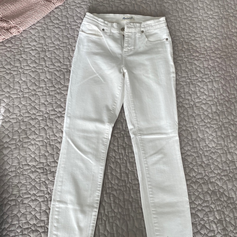 Madewell white denim jeans. Size 26.